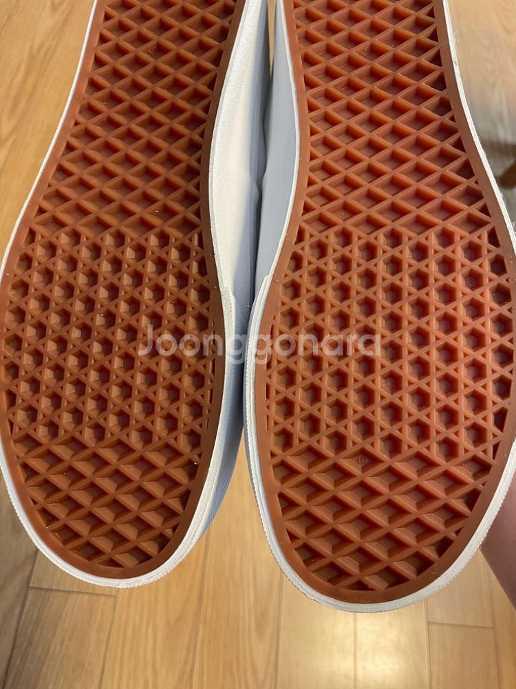 반스 어센틱 뮬 화이트 (새제품)--5