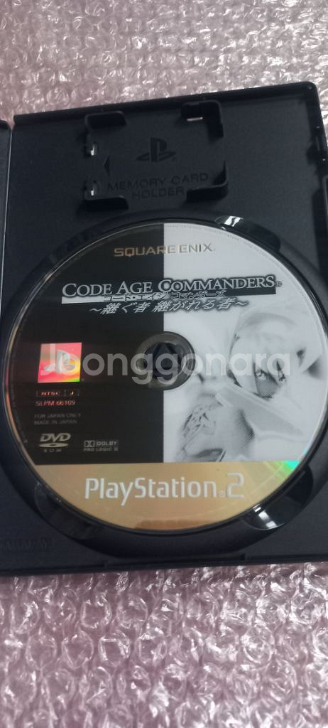 PS2 (소장용S급) 코드에이지 커맨더스 일판팜 플스2--4