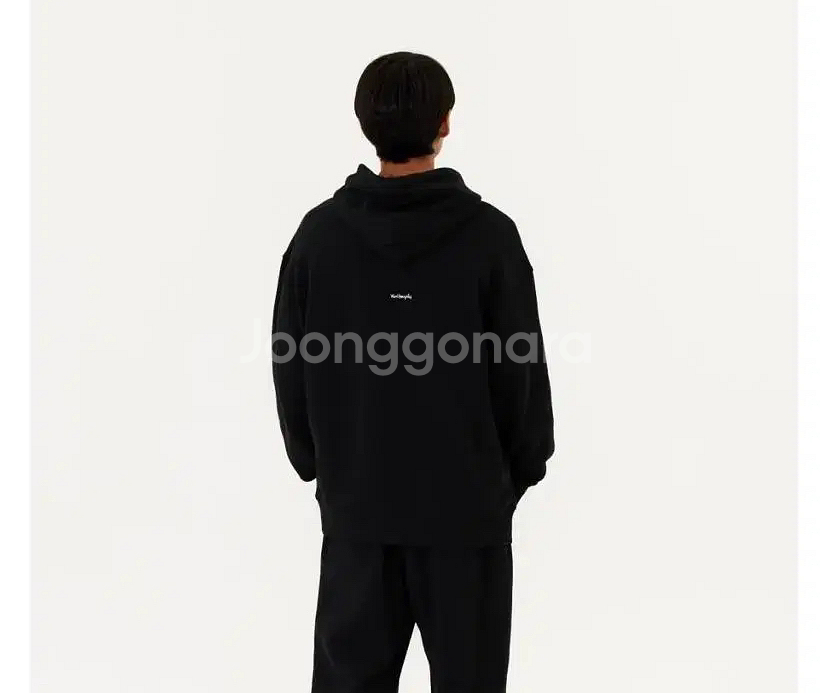 마크 곤잘레스 로고 후드티 (블랙)--2