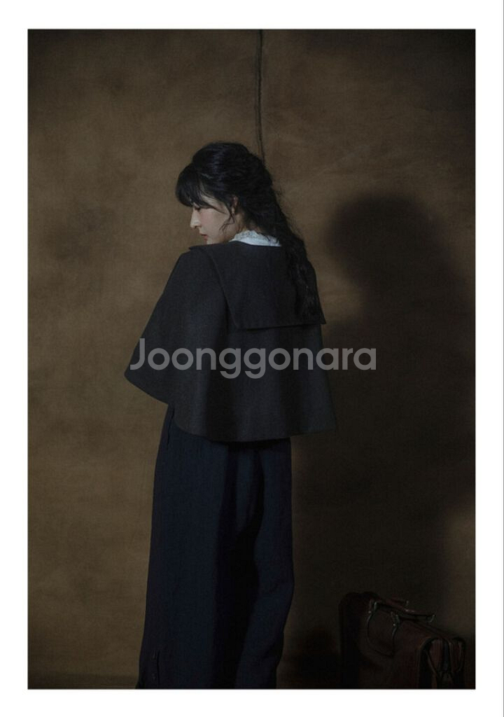 급전ㅠ) JAMMER 잼머 클레멘 울 케이프 - 브라운--5