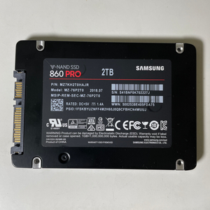 삼성 860 PRO 프로 SATA SSD 2TB 2테라