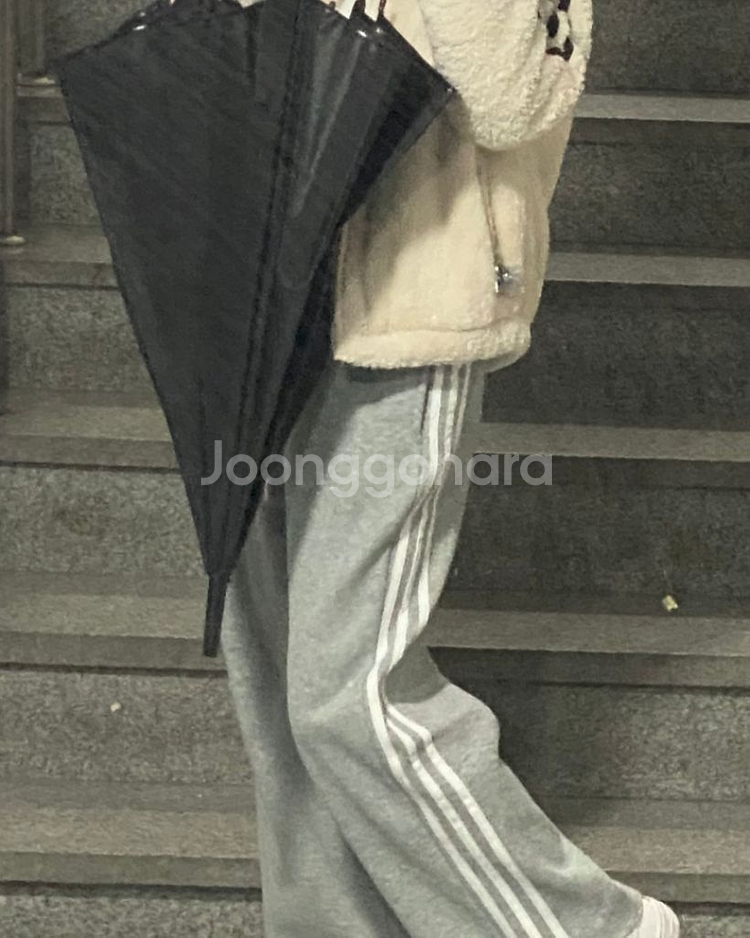 아동 주니어 기모세줄회색바지 125~135--2
