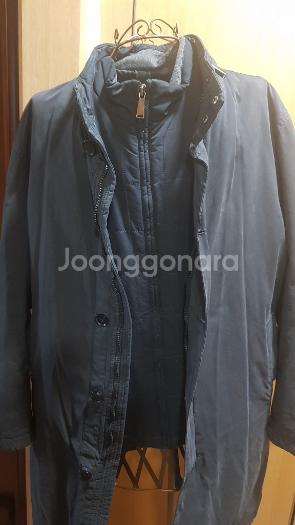 란체티(LANCETTI) 조끼+코트 100 size--2