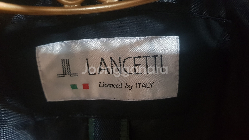 란체티(LANCETTI) 조끼+코트 100 size--6