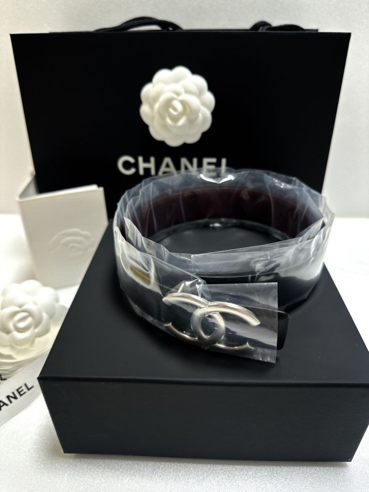 [미사용새상품] 샤넬 클래식 CC기본 리버시블 벨트 블--1