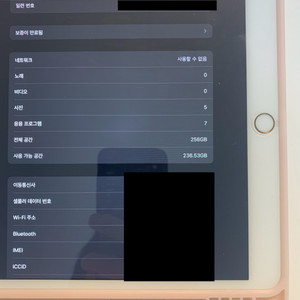 박스포함) 아이패드프로10.5 256gb 샐룰러