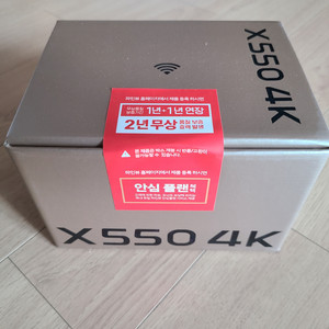 파인뷰 X550 4K 64기가 새상품 미개봉