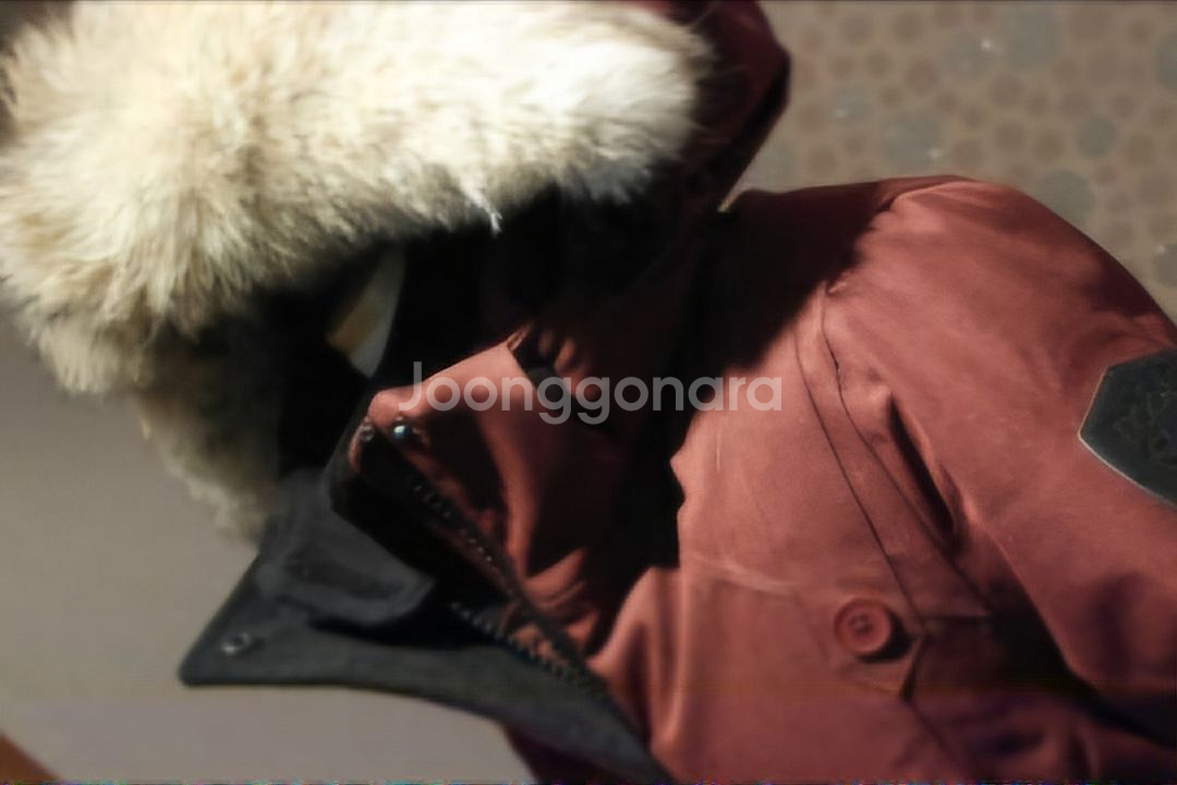 노비스 메리데스 정품 버건디 구스패딩 55 상태a급--3