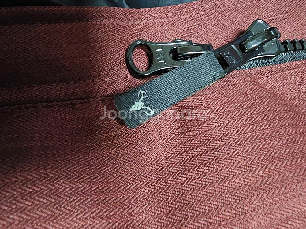 노비스 메리데스 정품 버건디 구스패딩 55 상태a급--8