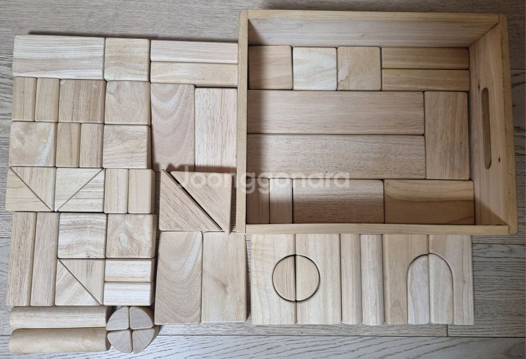 멜리사 더그 스탠다드 유닛 원목 블럭 60pc 3만--4
