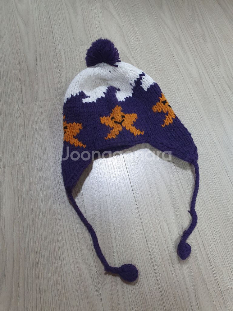 유아 모자 장갑 목도리 베레모 벙어리 귀도리 털모자--4