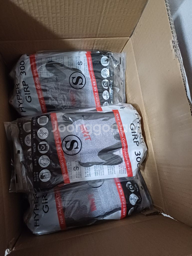 NBR코팅그립장갑 S,M,L 작업용 휴대폰 터치가능--4