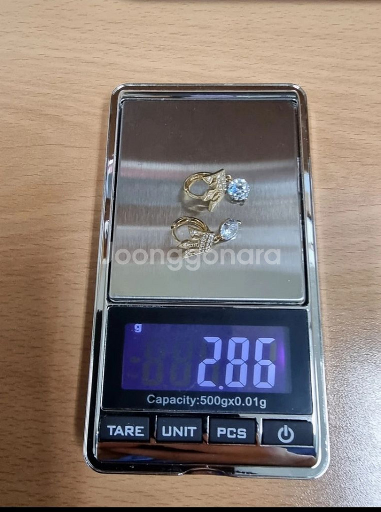 14k 왕관 귀걸이--3