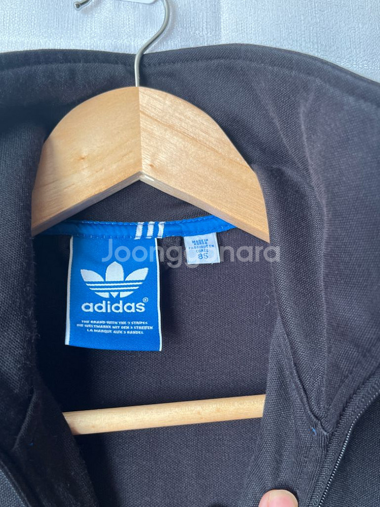 아디다스 유로파 져지 파이어버드 자켓 검흰 85--3
