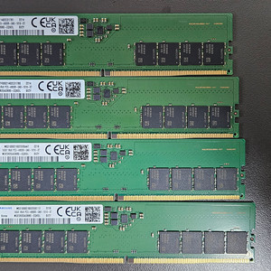 삼성 ddr5 16기가 램 4개 팝니다. 4800 모델