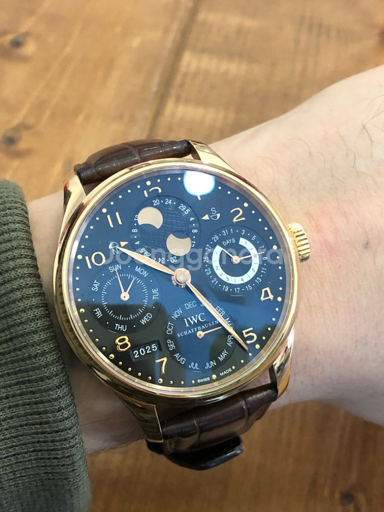 iwc ppc 퍼페추얼캘린더 금통시계--7
