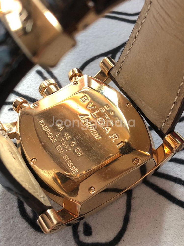 불가리 아시오마 48mm 금통 시계 판매--6