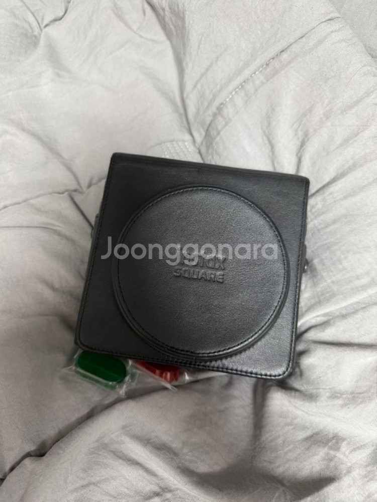 인스탁스 스퀘어 sq6 화이트 가죽케이스포함--6