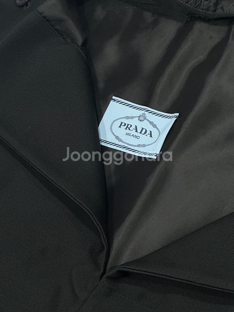 프라다 케이프 판초 블랙--3