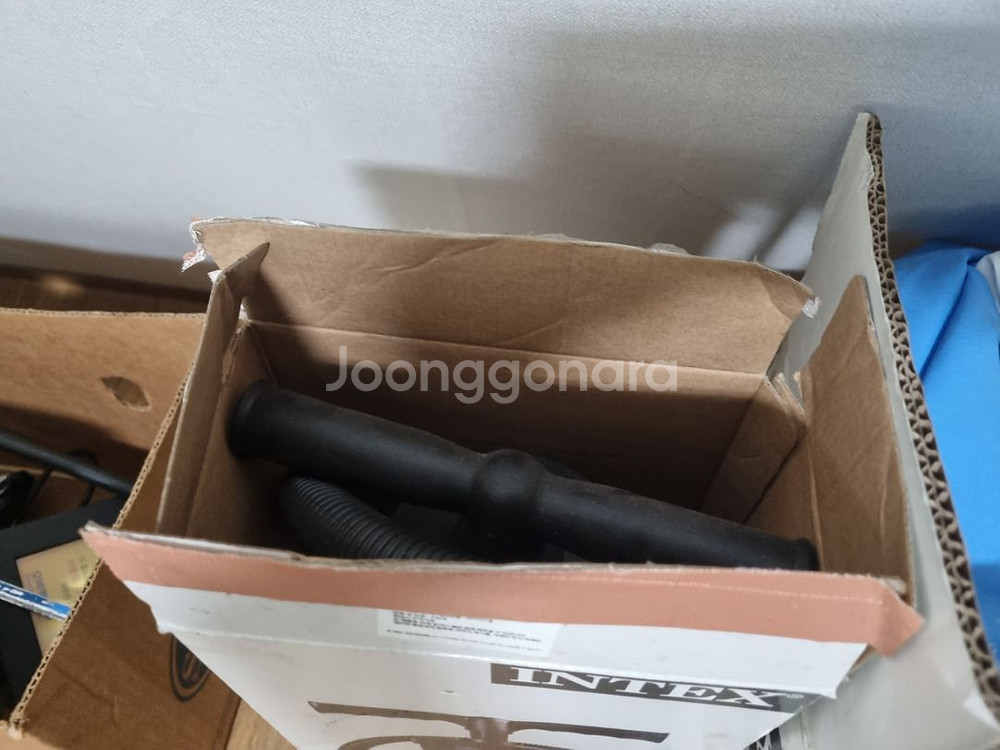 INTEX 대형 풀장과 에어펌프--3