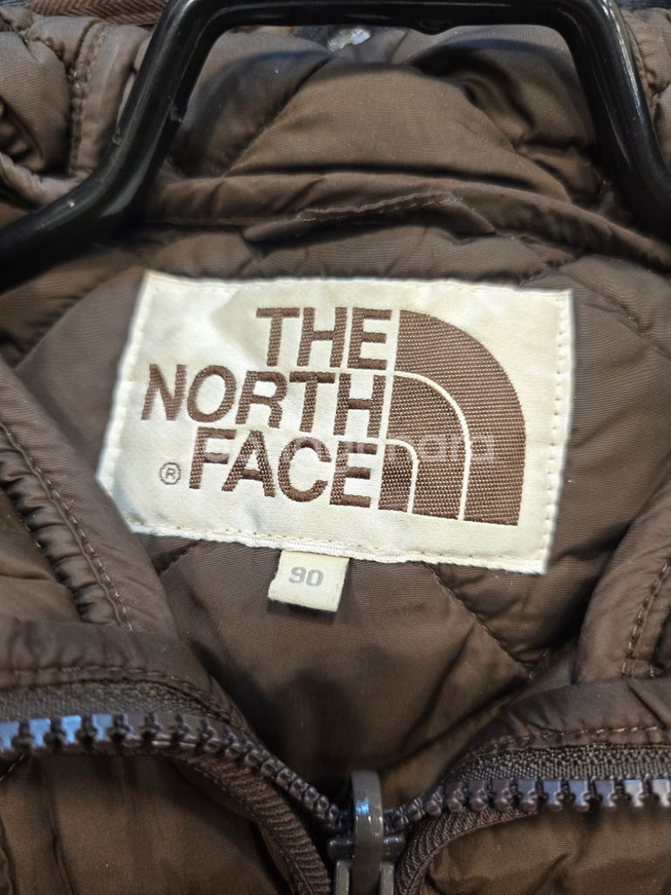 노스페이스 누빔 후드집업 얇은 패딩 S--6