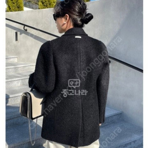 마크들리 메이드 부클 퍼프 자켓 블랙