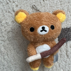 끼택포함) cu리락쿠마 빼빼로 인형 키링