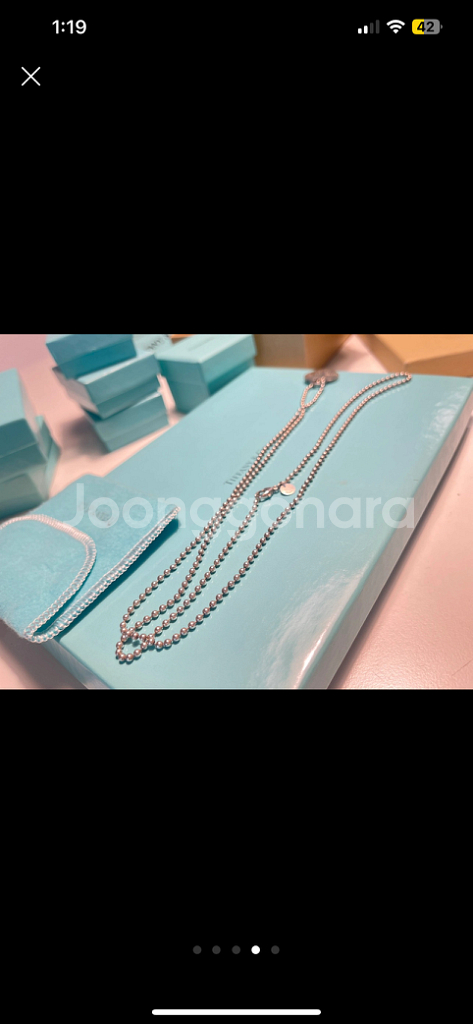리턴투 티파니 목걸이 하트 펜던트 실버(단종하트제품)--3