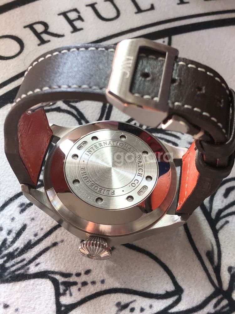 iwc 빅파일럿 화이트골드 금통 시계 판매합니다--4