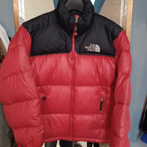 노스페이스 구형 눕시 700 패딩 빨검 95