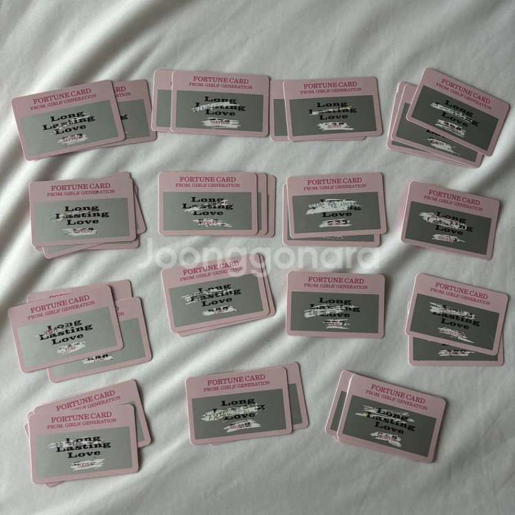 소녀시대 15주년 팬미팅 포춘카드 판매합니다.--1