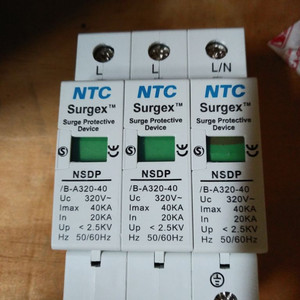 Din rail A320-40-3 서지보호기