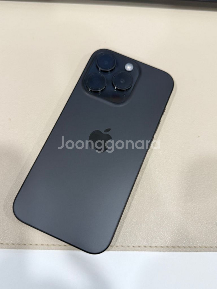 아이폰15 pro 128기가 블랙--0