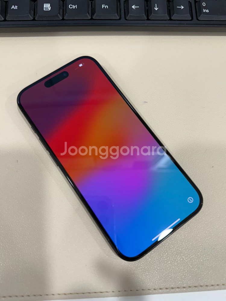 아이폰15 pro 128기가 블랙--1