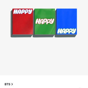 개인결재 방탄소년단 진 Happy 미개봉 앨범