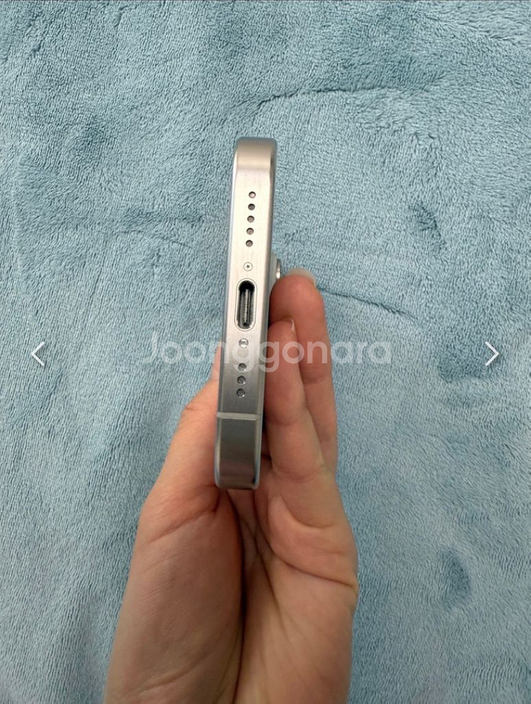아이폰 15프로 화이트컬러 256GB 애플케어포함--4