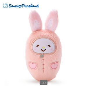 산리오 위시미멜 인형브로치 핑크 침낭 위시미멜