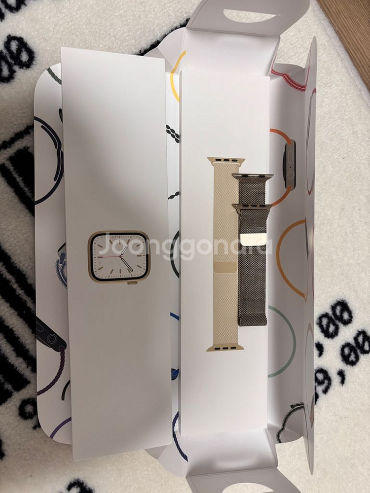 애플워치7스테인리스45mm 밀레니즈루프--1