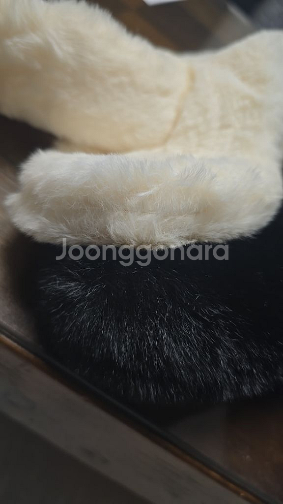 인조 비건 밍크 느낌 털 목도리 머플러 일괄--3