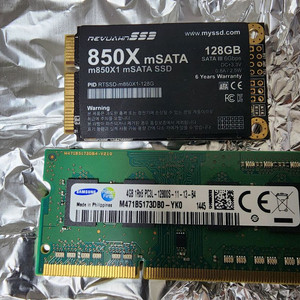 램 DDR3 4GB,MSATA SSD 128GB/일괄