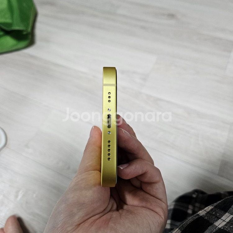 [새상품급]아이폰14 옐로우 256gb--2