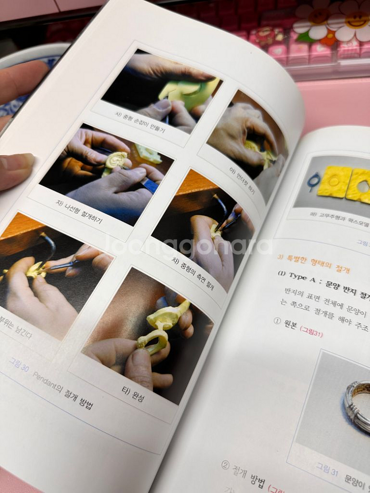 귀금속 주조를 위한 고무주형 책 입니다.아주 깨끗한 상--1