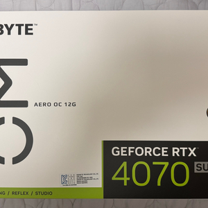 기가바이트 rtx 4070 super aero 미개봉