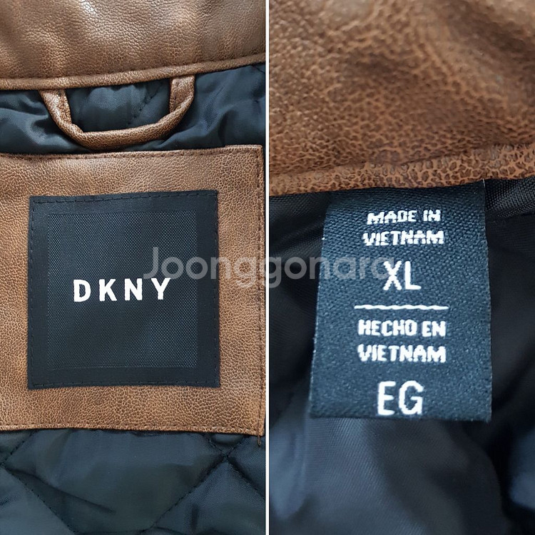 DKNY 퓨어레더 자켓--8