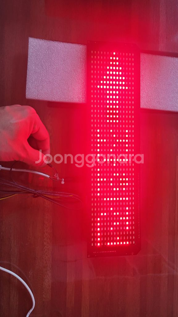 330x85mm led 전광판 팝니다.--7