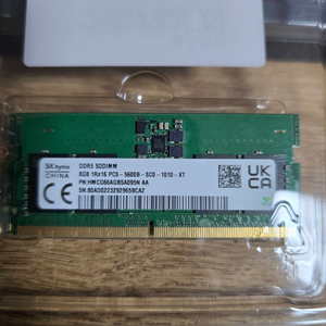 DDR5 8g 2개 노트북 램