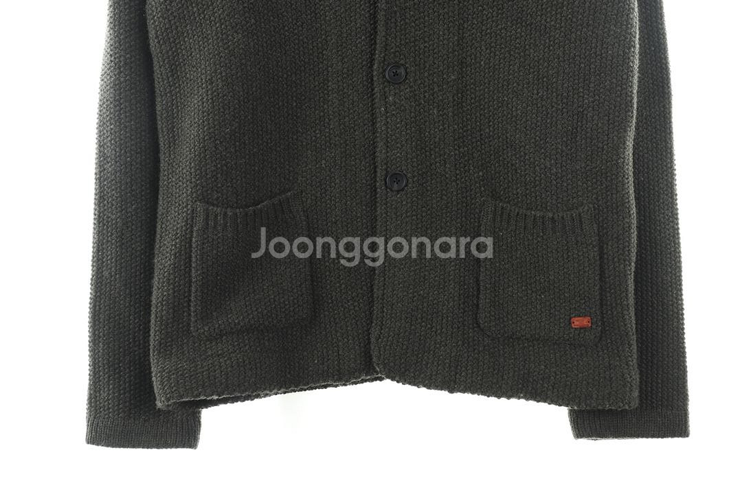(2XL) 헨리코튼 니트집업 빅사이즈 가디건--3