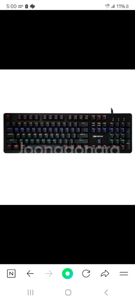 CJ ENM ENTUS K200G게이밍키보드 판매합니다--2