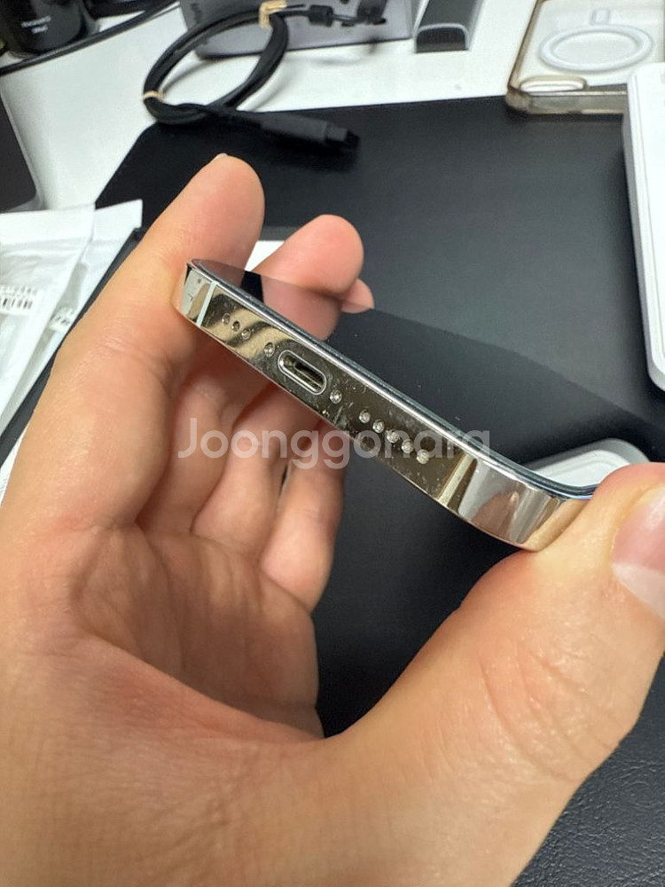 아이폰12프로 256GB 실버--2