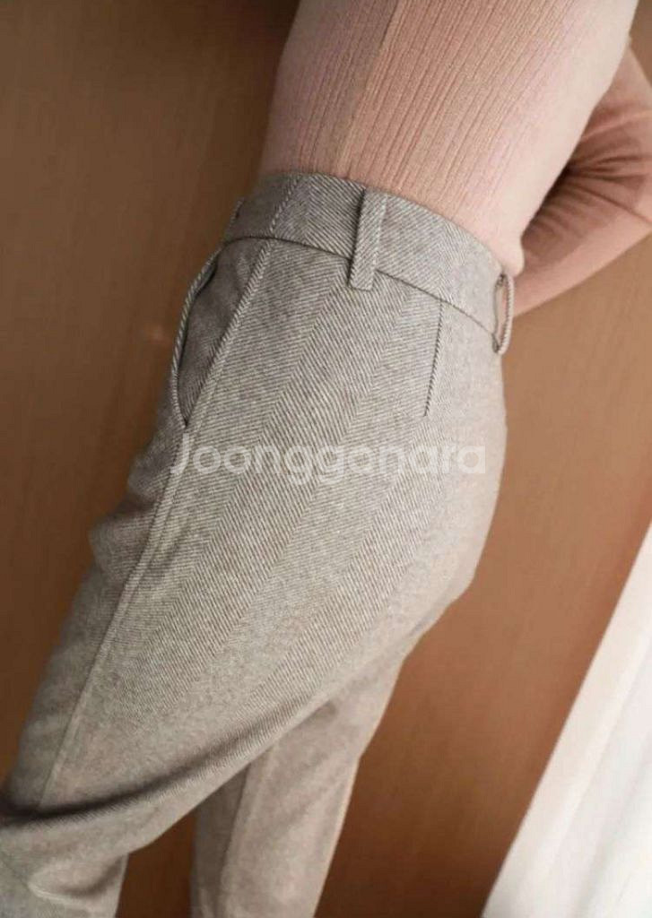 여성모직바지--2